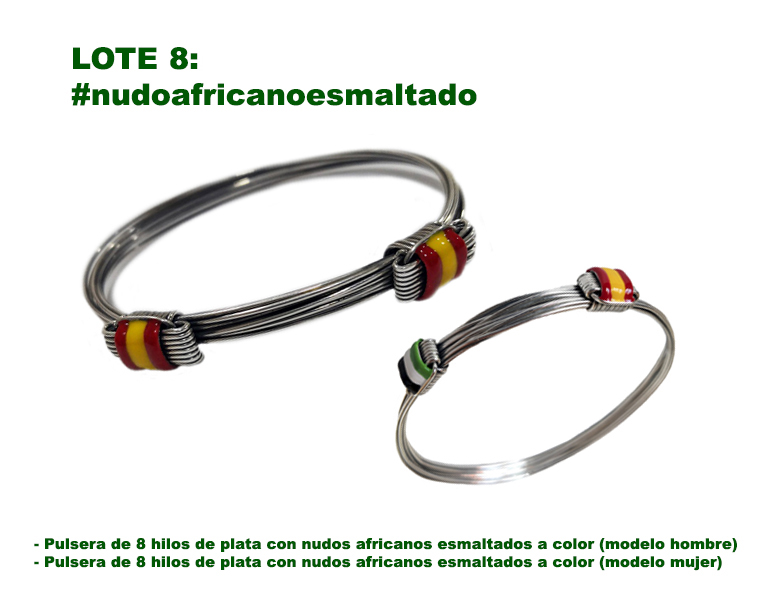 Conjunto Nudo Africano Esmaltado